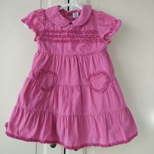 3/$20 Baby GAP dress heart pockets 6-12 months